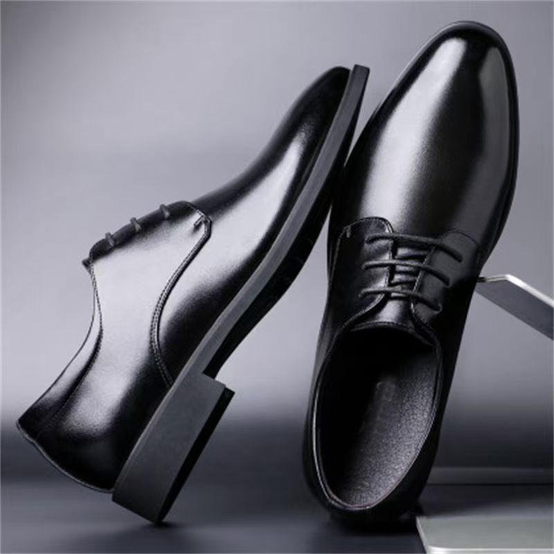 Supermarket Soft-Soled British Business Formal Leather Shoes Men's Shoes Inner Heightening Flats Wholesale Shoes Casual Shoes Suit