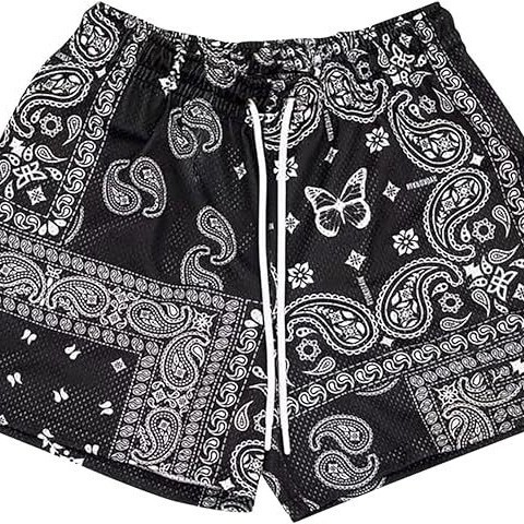 Foreign Trade Cross-Border New Men's Sports Shorts Fitness Shorts Muscle Sports Running Quarter Pants Mesh Breathable Shorts