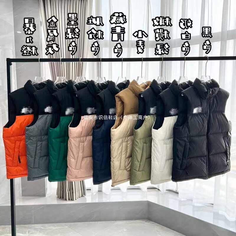 Putian Pure Original Version Beijia 1996 down Jacket Vest Tnf American Version Men's and Women's Same Style Autumn and Winter Thermal Vest