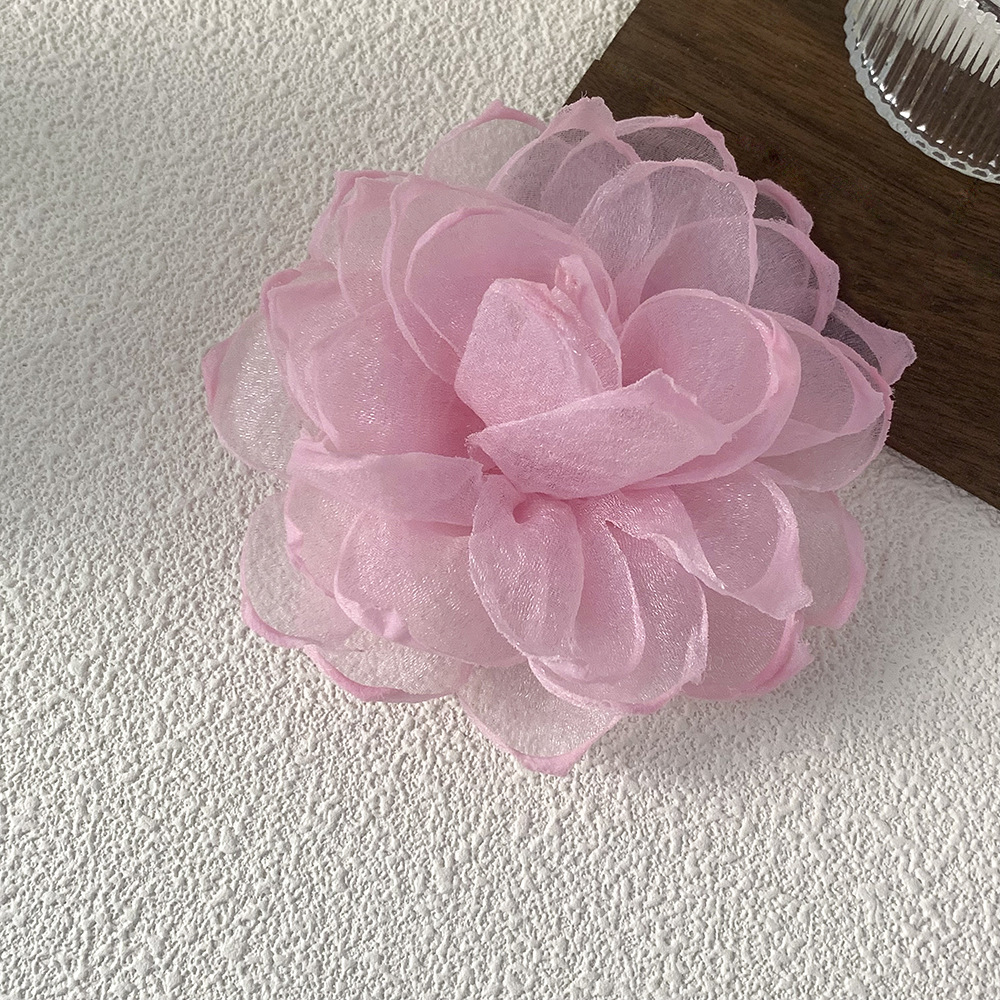 Haarnadel mit Kamelienmotiv im europäisch-amerikanischen Stil, elegant und zart, auch als Haarschmuck geeignet._voghion.com