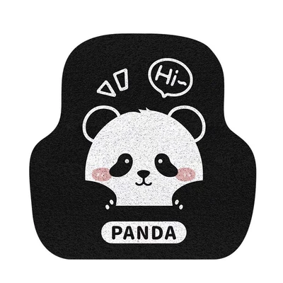 and Easy-to-take-care Universal Girl Non-slip, Universal Foot Pad - colored-silk-circle-slow-panda-back-1-4562cm-front-foot-pad-silk-circle