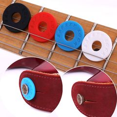Silicone guitar strap buckle, anti-slip electric guitar strap buckle gasket, bass folk acoustic guitar strap lock buckle