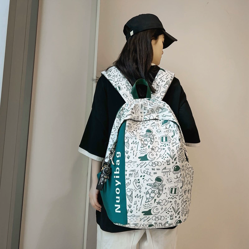 Tide, backpack, Japanese shoulder bag, universal school bag, in Japanese style, for students, simple and elegant design