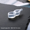 Pendant, silica gel mold, transparent glue, crystal, epoxy resin, Amazon, wholesale, with gem