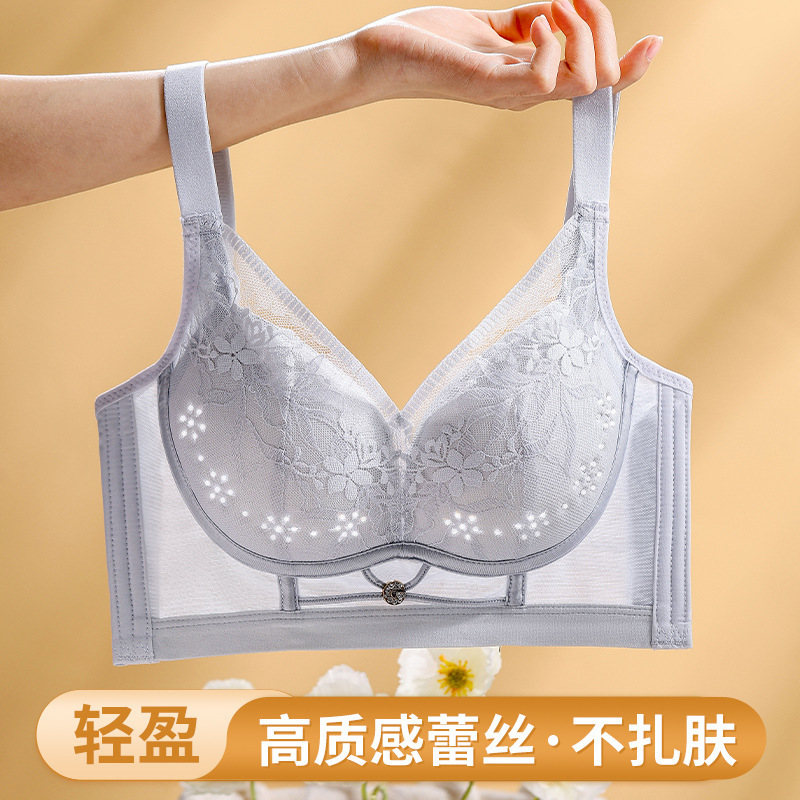 Women's thin breathable push-up bra