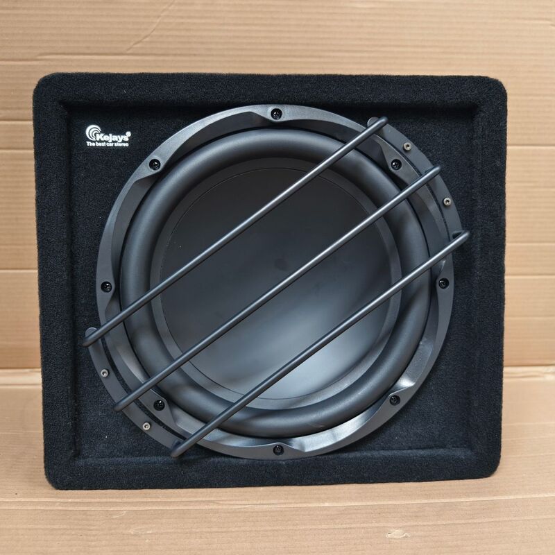 12-inch Car Subwoofer 12V car audio modification high-power active Wooden Leather subwoofer cross-border foreign trade