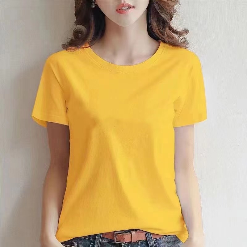 공장 맞춤형 여름 여성면 반팔 티셔츠 클래스 의류 광고 셔츠 그룹 의류 활동 의류 자수 그림 인쇄