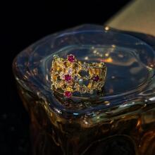 �W���͹Ÿ߼��U�ջʹڽ�ָ�18K�S���p�ݽ�ָŮ�_�ښ��|�ٴ�ֱ��