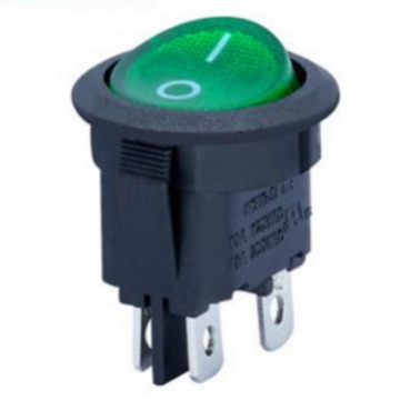 按钮开关 按键开关 轻触开关 4脚2档 上圆下方卡扣船型开关