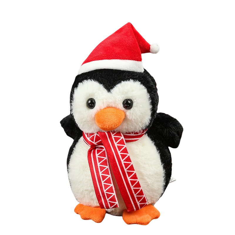Bebés de Navidad pingüino muñeca juguete de peluche pingüino grande almohada suave regalo de cumpleaños de Navidad