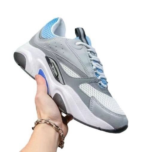 Dior B22 Low Grey White Blue 3SN231YRK_H065