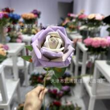 小单支新玫瑰婚庆仿真花家居客厅装饰假花花材路引花排摄影道具花