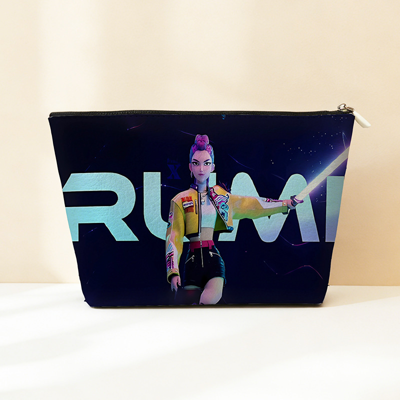 Explosión transfronteriza PU cuero caza de brujas bolsa de almacenamiento impermeable bolsa de maquillaje portátil bolsa de almacenamiento con cremallera bolsa pequeña