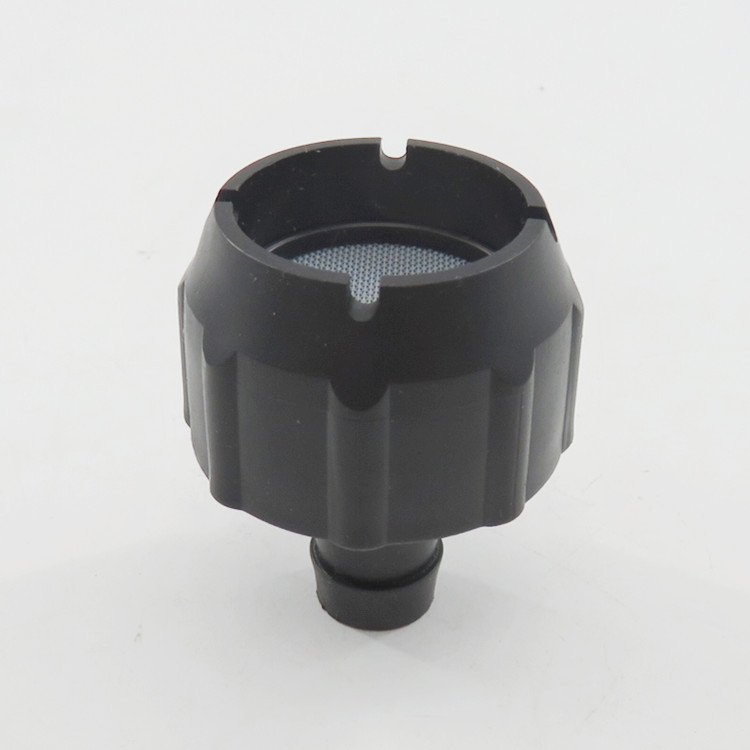清洗机过滤器过滤设备滤网接头黑色塑料清洁过滤锂电过滤器小号