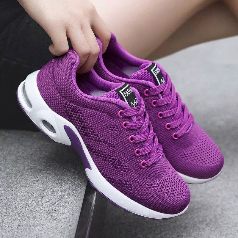 Breathable Soft-Heel Sneakers, plus sizes 36–44, soft sole, customizable logo (model 814)