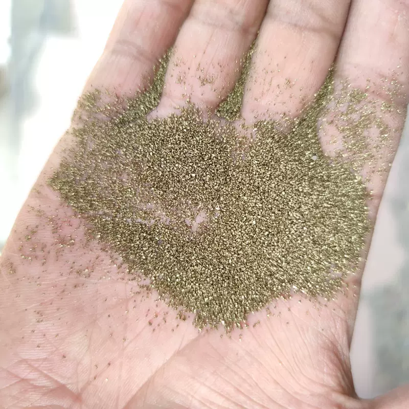 染色铜色砂金黄色砂金色砂微磁防铜砂真石漆铜色砂矿物微晶