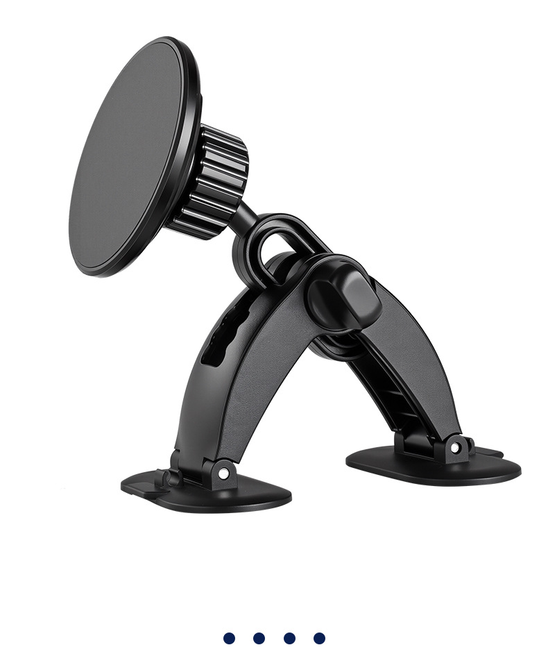 Car Phone Holder for Dashboard Navigation with 17mm Ball Head Curved Adhesive Base Mount