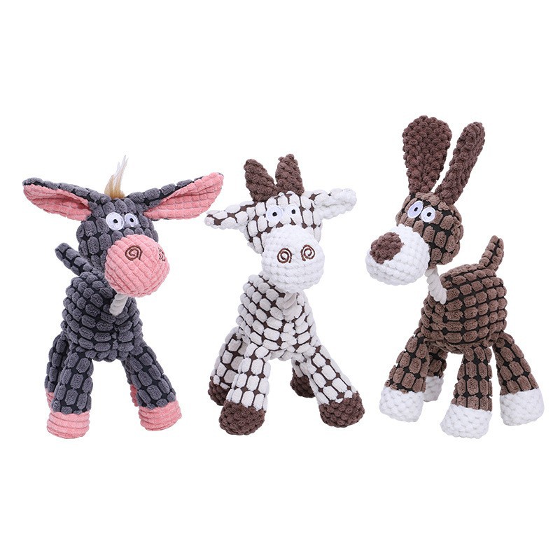 Donkey-shaped Dog Chew Toy2