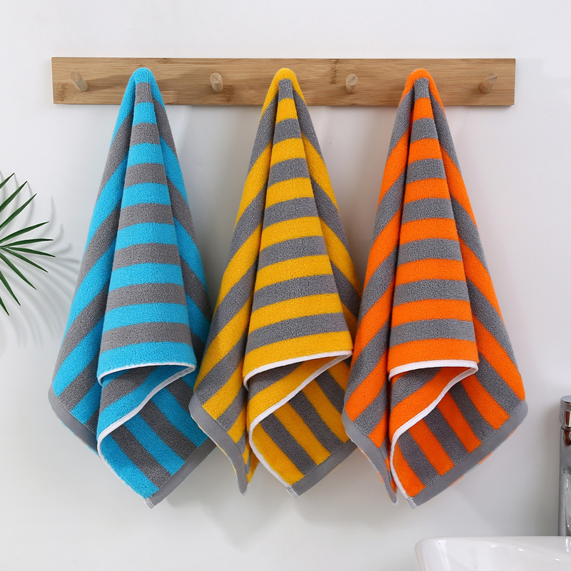 Manufacturer Wholesale Pure Cotton Household Thickeneded Face Towel 100% Cotton Absorbent Antibacterial Face Towel Hotel High-End Towel