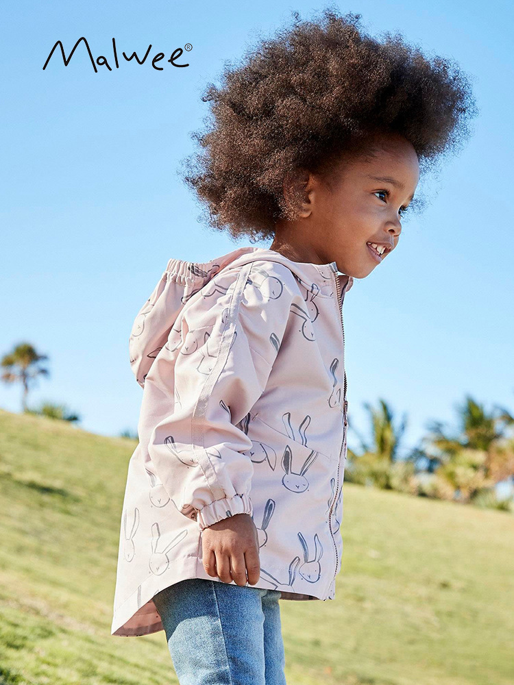 Niña malwee transfronteriza más abrigo de terciopelo otoño y invierno nuevo estilo europeo y americano ropa de invierno con capuz para niños abrigo de abrigo