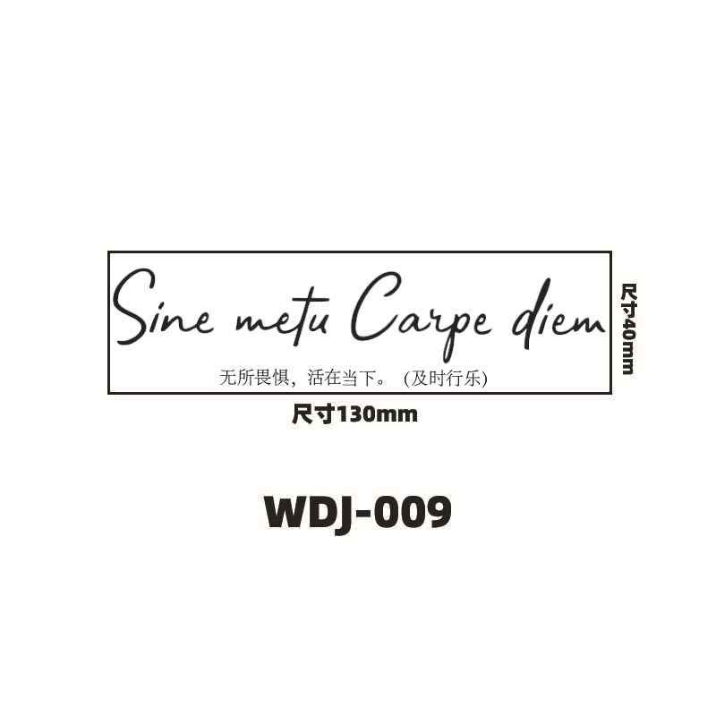 Jugo de hierbas pegatinas de tatuaje letras inglesas pegatinas de tatuaje de clavícula de la mano de espalda alta sensación impermeable a prueba de sudor semipermanente