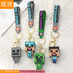クロスボーダー砂箱ゲームシリコンギフト卸売り創意可愛いカバン掛け私の世界キーホルダー人形