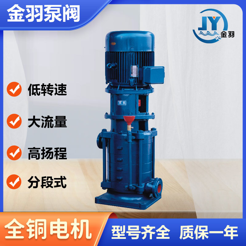 80DL50-20X4大流量高扬程立式多级离心泵 生活给水管道增压泵