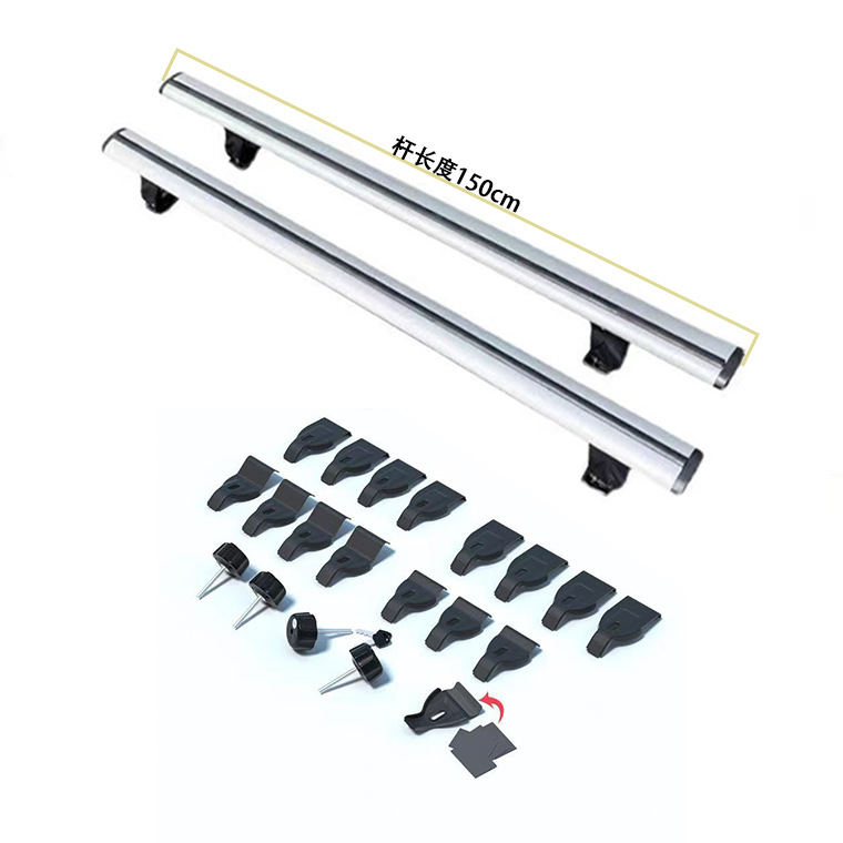 SUV, Universal Roof rack - silver-crossbar-15-meters-pair-price