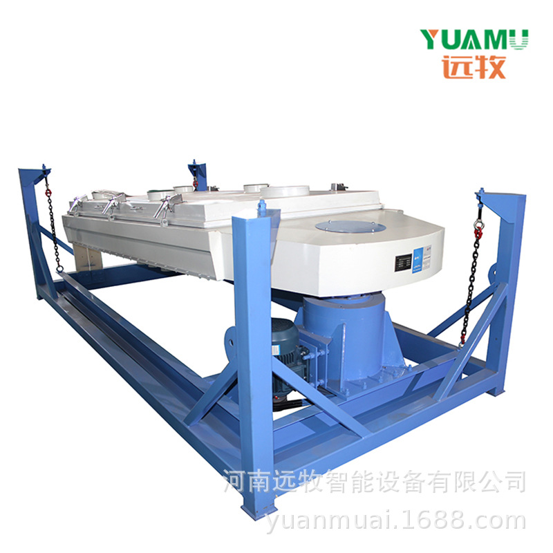 颗粒料回转分级筛 家禽饲料筛分设备 回转分级筛 牛羊饲料筛分机