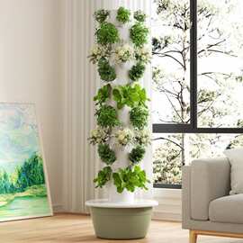 空间树家庭蔬菜水培塔室内种植机阳台种菜机垂直无土栽培设备