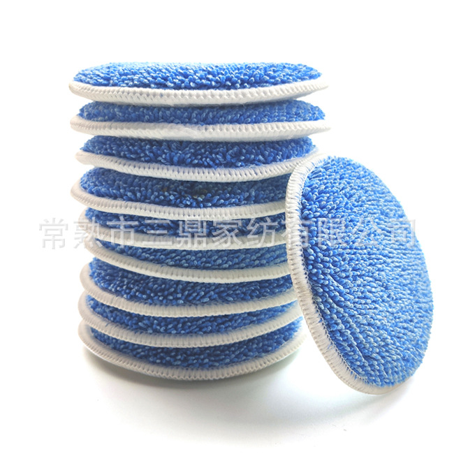 超極細繊維粘着式スポンジ丸型タオル、毛足のあるクリーニングタオル、研磨・ワックスがけ、掃除機用タオル、車用洗車タオル
