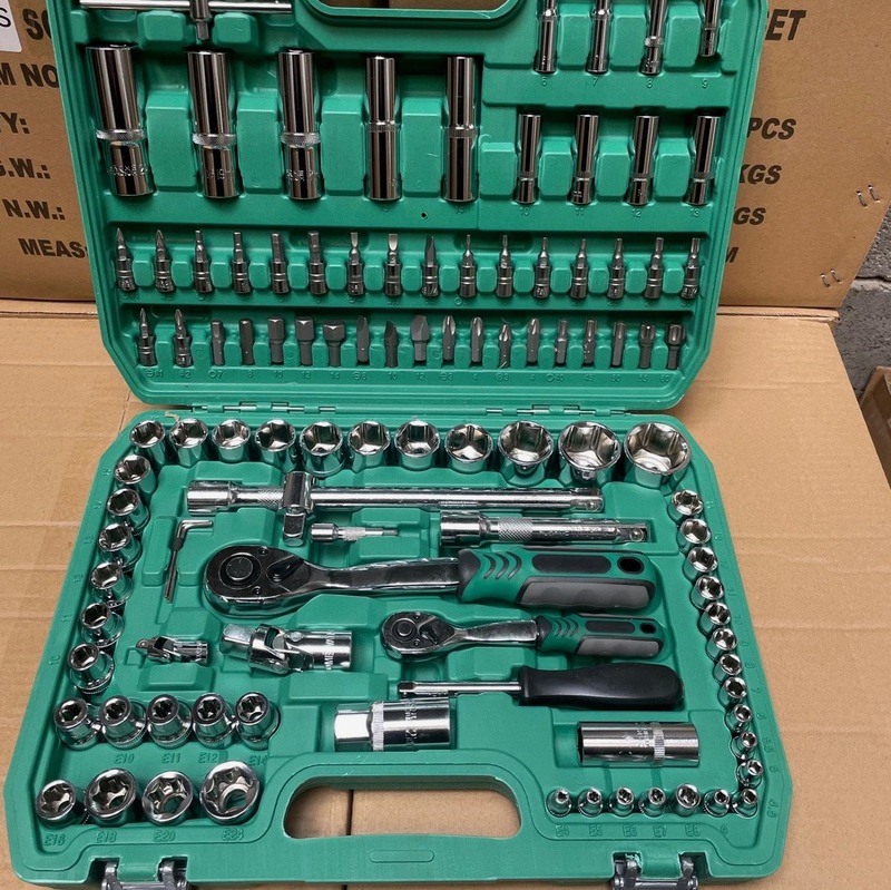Minda Hardware 150 ピース自動車修理ツールセット車の修理セットソケットレンチ組み合わせツール修理|undefined