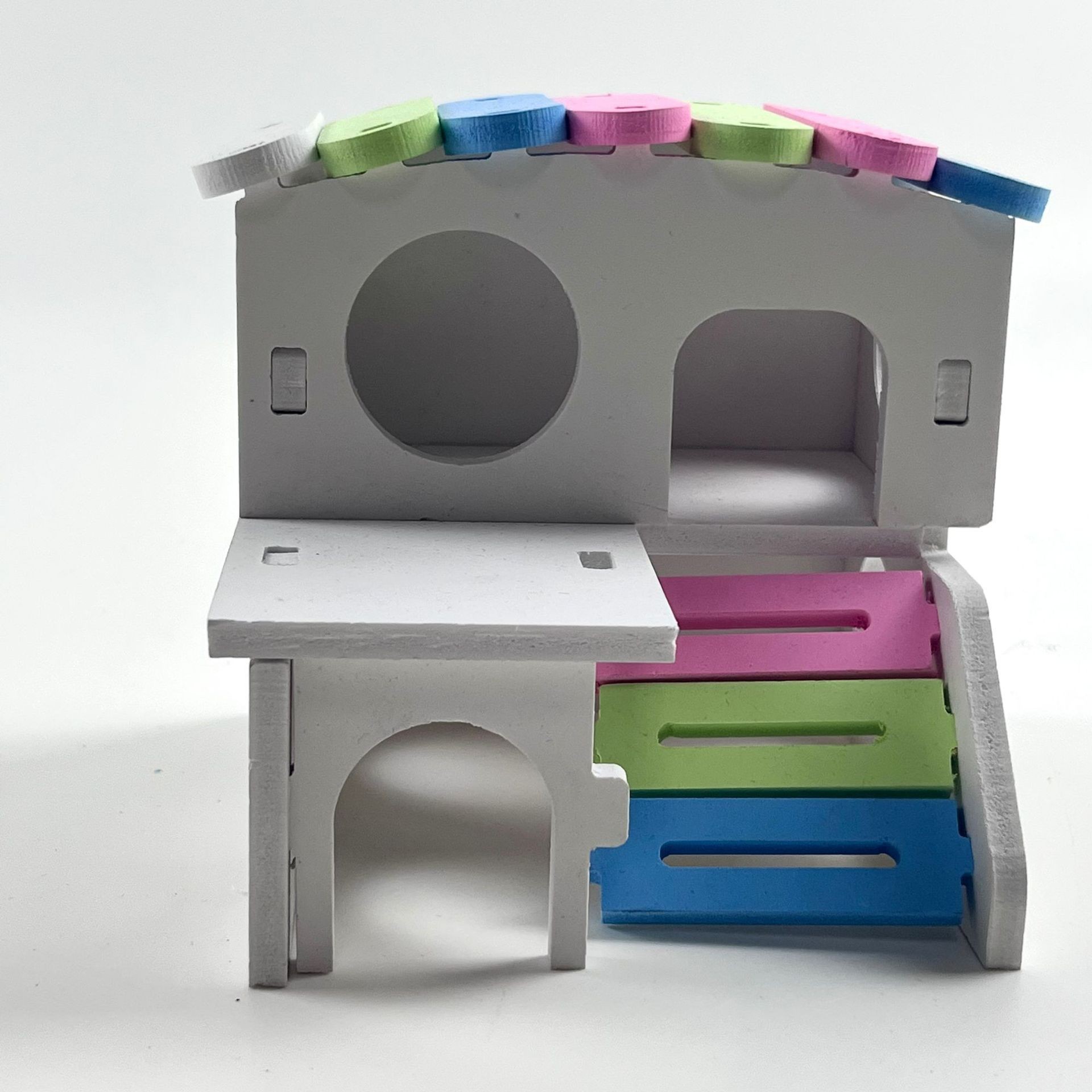 Casita de Madera para Hámster Decorativa para Jaula
