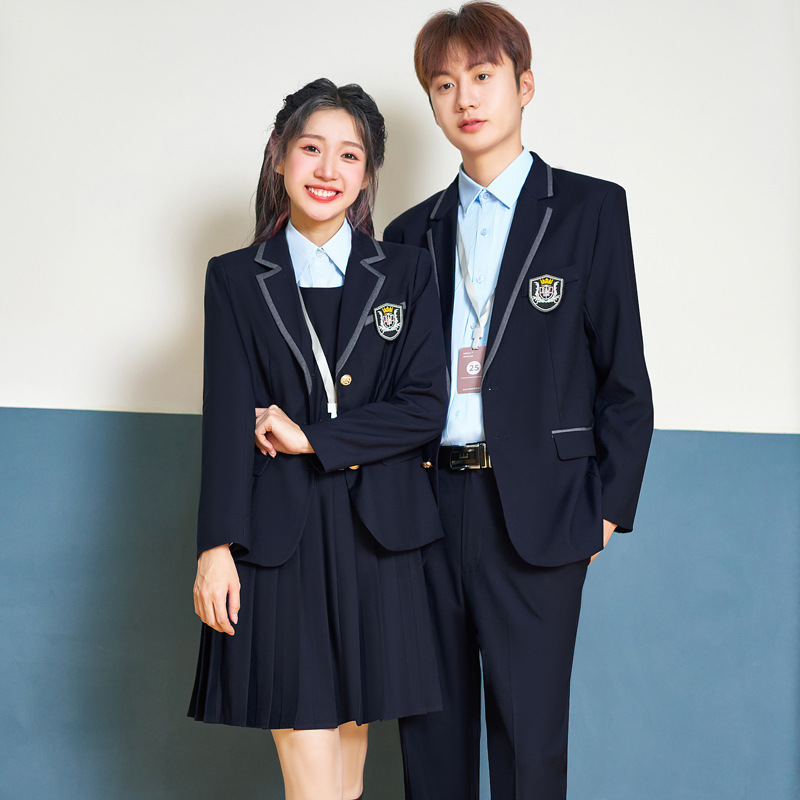 (2개) 영국 아카데미 스타일 세트 세트 여성의 봄과 가을 새 세트 원피스 대학생 인터뷰 JK 유니폼 유치원 정원 원피스