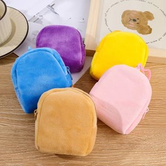キャンディー色のぬいぐるみの小さいかばんの純色のリュックサックはシンプルで可愛い純色の硬貨でリュックサックの証明書カードを包んで卸売りします。
