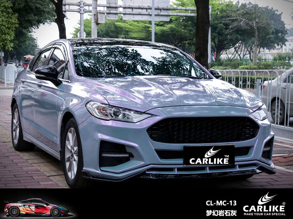 Carlake color mágico cambiando el color del coche completo película cambiante fantasía volcánica película de cuerpo gris superficie brillante película de coche completo