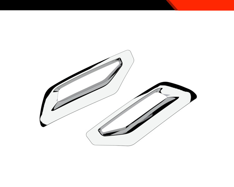 Suitable for Mitsubishi 25 Outlander modified rear bumper anti-scratch protection special decorative bright frame auto supplies