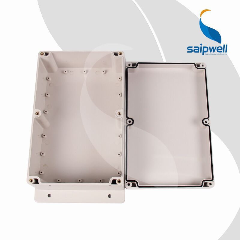 斯普威尔带固定耳接线盒 200*120*67主控机旁按钮盒 电路板防水盒