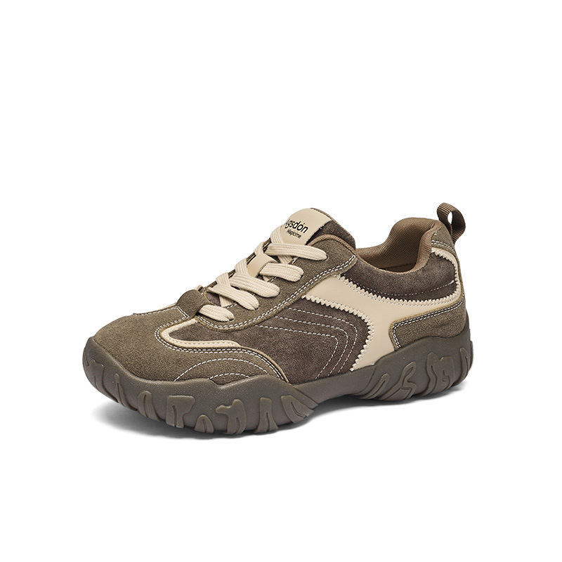 Zapatos de entrenamiento para mujeres 2025 nuevos zapatos deportivos casuales delgados de otoño Retro Gump