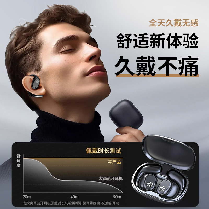 国境を越えた新しい GT280 高品質耳掛け式フリーセンスレスウェアラブルワイヤレス Bluetooth ヘッドセット 5.4 プライベートモデルユニバーサル|undefined