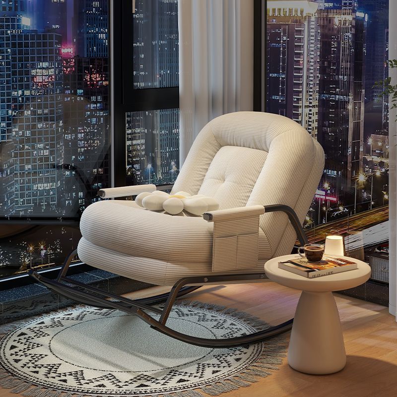 Silla de mecedor balcón casero ocio sala de estar perezoso sofá solo mecedor red adulto dormitorio sofá silla de reclinación