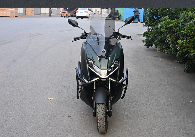 Suitable for Shengshi 150X Motorcycle Crash Bars, Anti-Fall Front and Rear Exhaust Pipe Bumpers, Rear Tail Rack, Windshield Modification