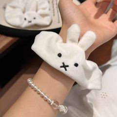 秋冬新款超萌米菲兔大肠发圈简约百搭大肠少女心扎马尾头绳丸子头