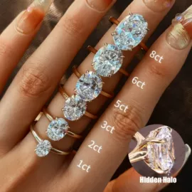 莫桑钻;钻石手饰;合成/培育钻石戒指