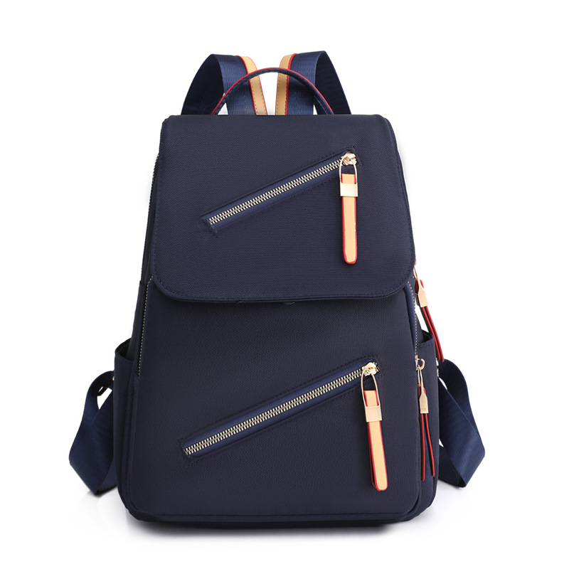 Comercio exterior al por mayor 2023 nuevo estilo casual damas Oxford mochila moda contraste color simple viaje mochila para computadora