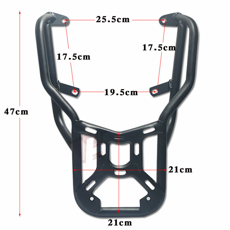 Xiaoniu Electric Vehicle Rear Tail Rack N1S Ntnplay Ng Reinforced Tail Box Rack Trunk Bracket Shelf Load-Bearing Model