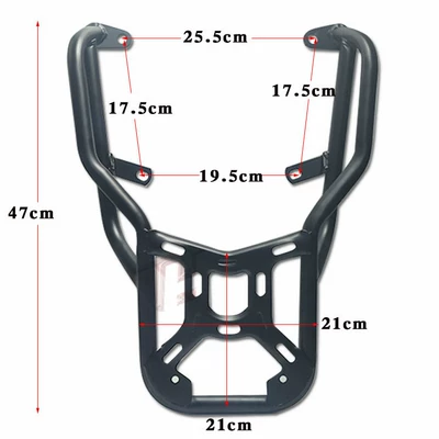 Vehicle Rear Tail Rack N1S: Child seat shed - maverick-n1-rear-shelfthickened-iron-default-item