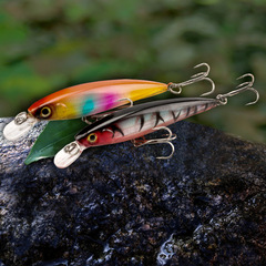 7.7克內鐳射塑料假魚餌漁具海釣路亞餌微物米諾假餌廠家供應