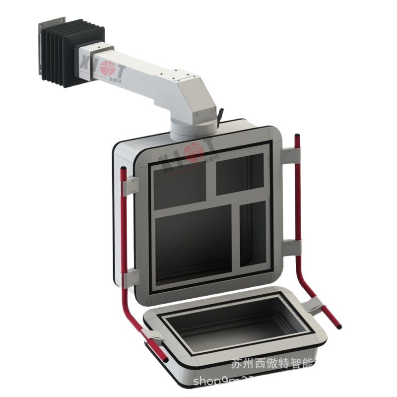 悬臂控制箱机床悬臂箱人机界面悬臂操作箱触摸屏摆臂吊臂连接旋转