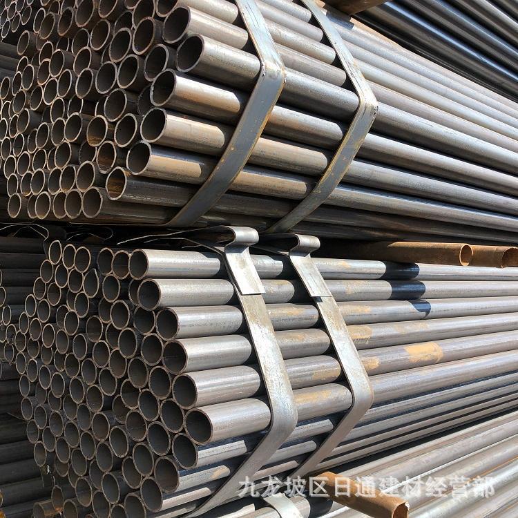 重庆红白漆架子管 批发建筑工程焊接铁管脚手架钢管